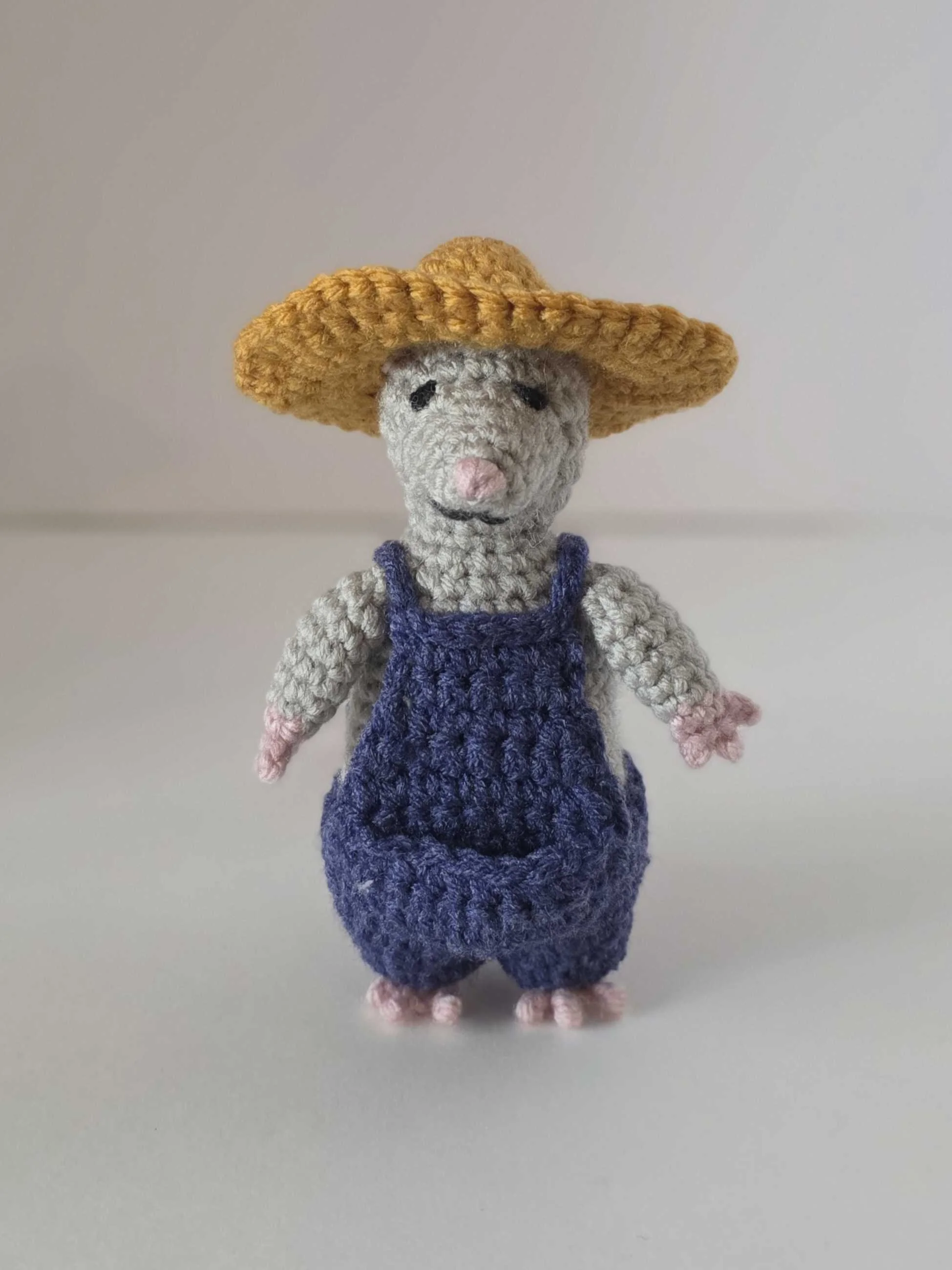 Zombie Rat and Saddle for Rat Jockey, MINI ACCESSORY — Nichet Crochet